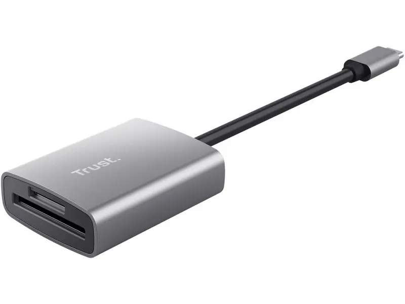 Картрідер Trust Aluminium USB-C Card Reader (24136) - фото 3
