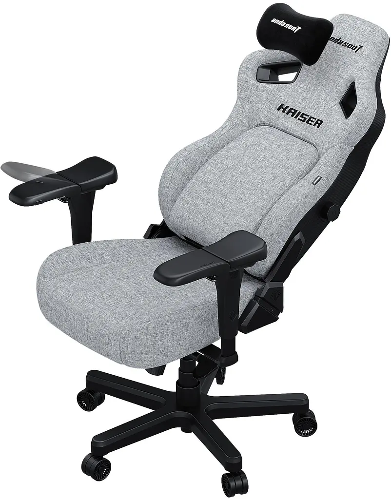 Крісло для геймерів Anda Seat Kaiser 4 Size XL Fabric Gray (AD12YDDC-XLL-20-G-CF) - фото 6
