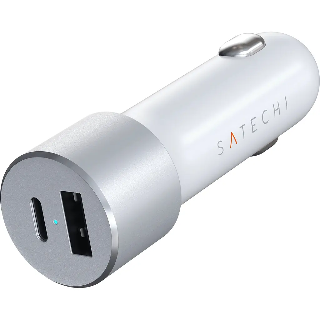 Автомобільний зарядний пристрій Satechi Car Charger Type-C PD 72W Silver (ST-TCPDCCS) - фото 2