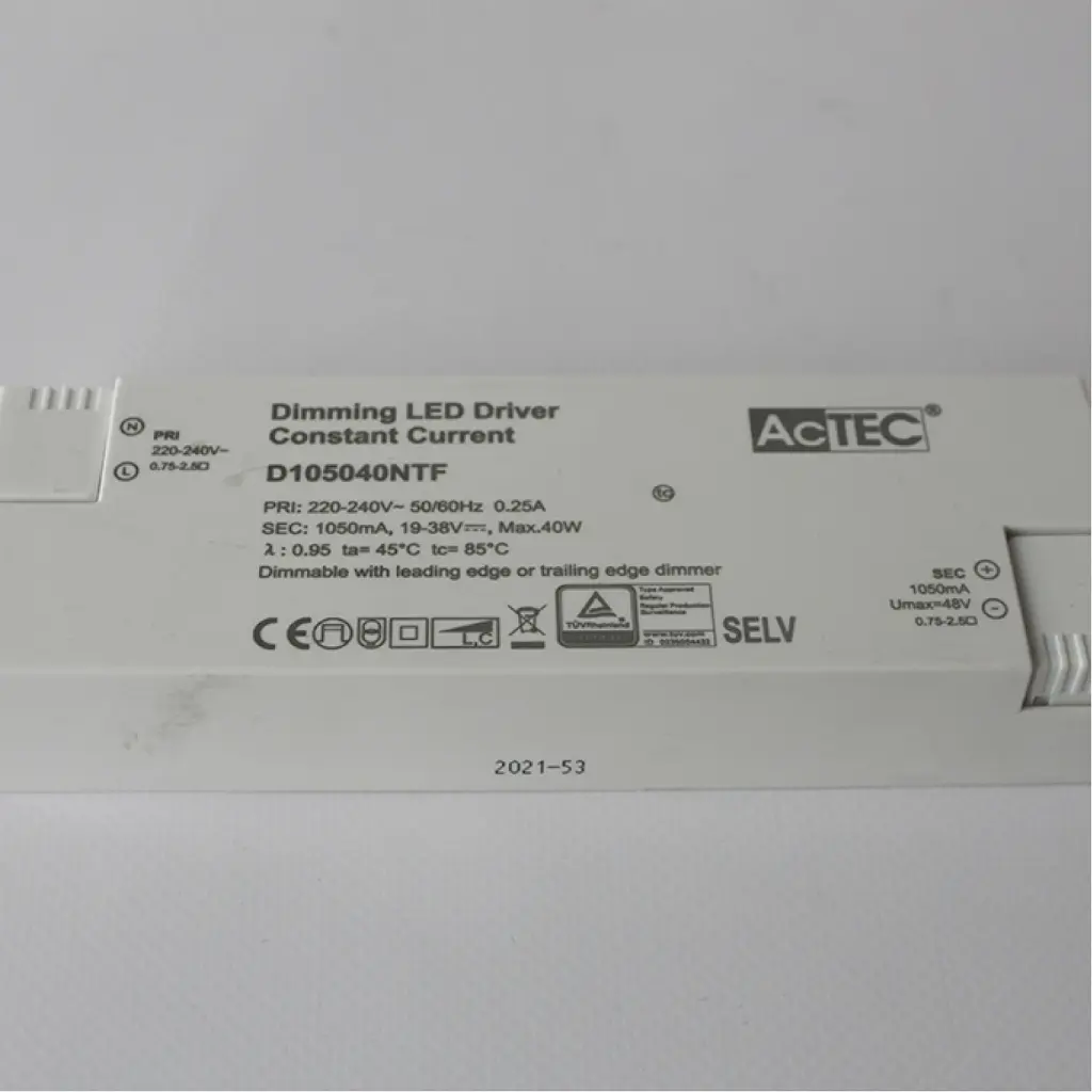 Блок живлення Friendlylight димірований MA-DIM 19-38V 1050 mA Dimmable FL0046 - фото 4