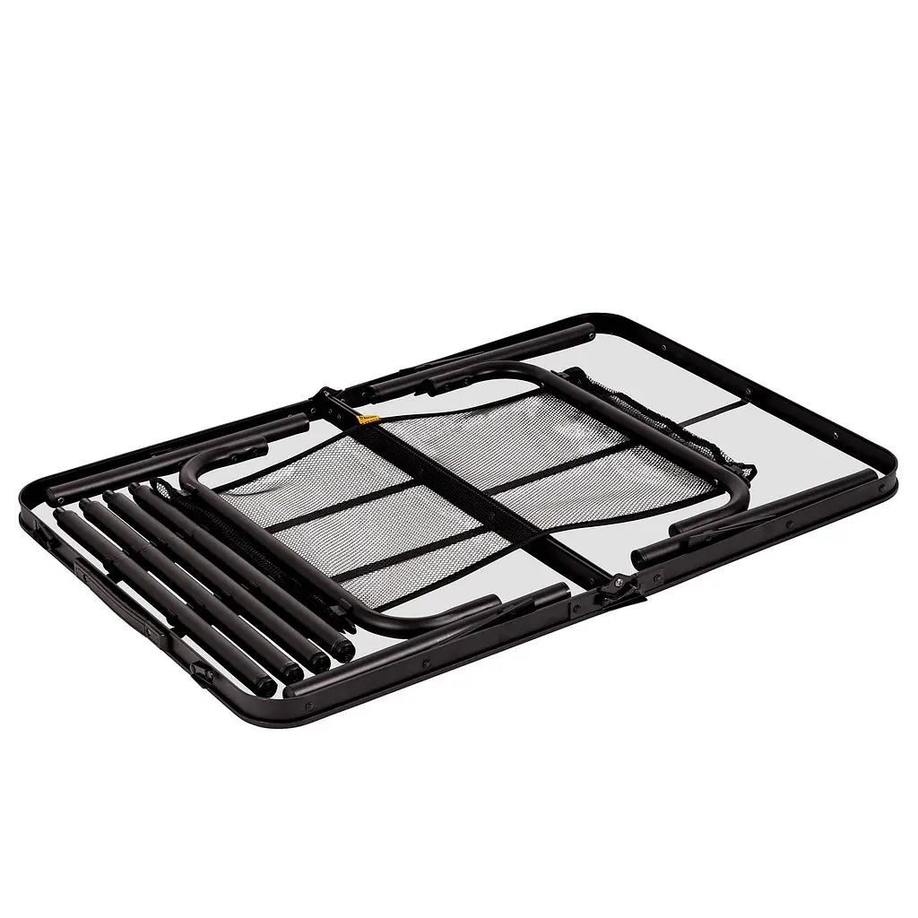 Складной стол Bo-Camp Decatur 90x60 cm Black/Wood look (1404200), Коричневый - фото 4