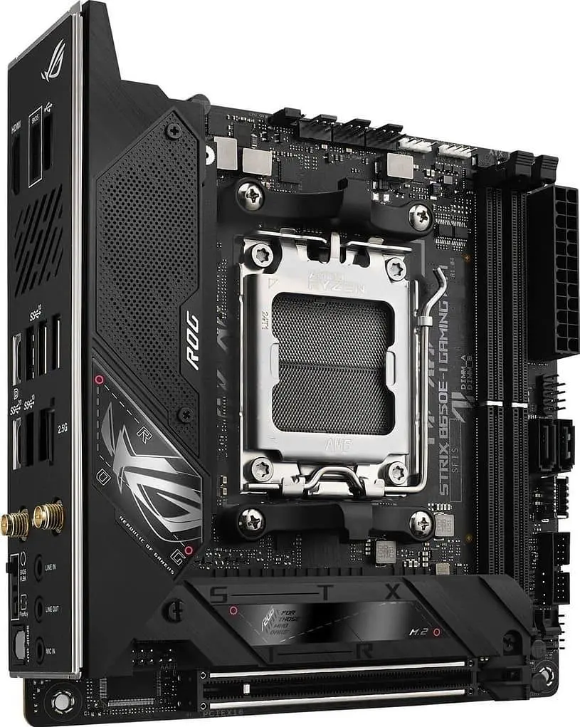 Материнська плата ASUS ROG STRIX B650E-I Gaming WIFI (ROG STRIX B650E-I GAMING WIFI) (Socket AM5, AMD B650, Mini-ITX) Б/в - фото 3