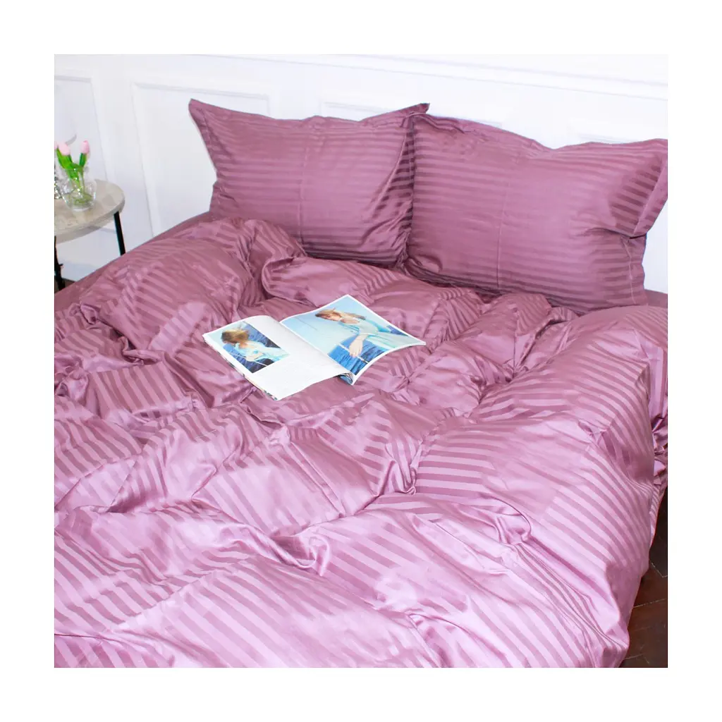 Постільна білизна MirSon Satin 30-0008 SmokyPink 160х220 Сімейний (2200005250334) - фото 6