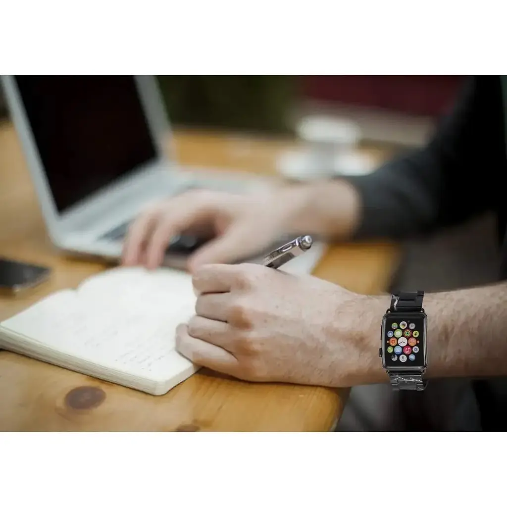 Ремінець Aiyiben для Apple Watch 42 мм 38 мм мармуровий - фото 6