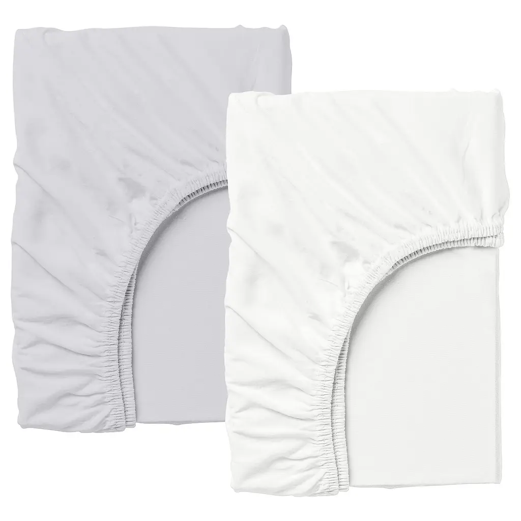 Набір простирадло на резинці 60х120 набір GREY / WHITE COSAS (4822052023945)