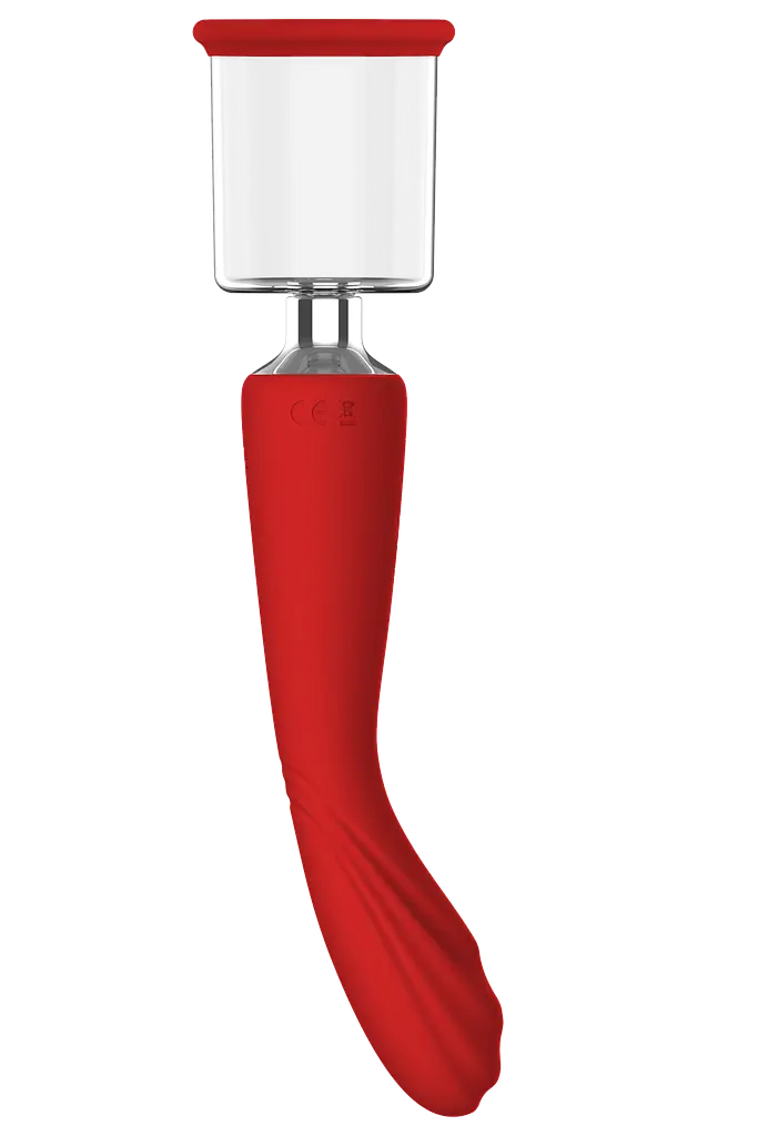 Вібратор Dream Toys Georgia Red Revolution, 29 см червоний - фото 2