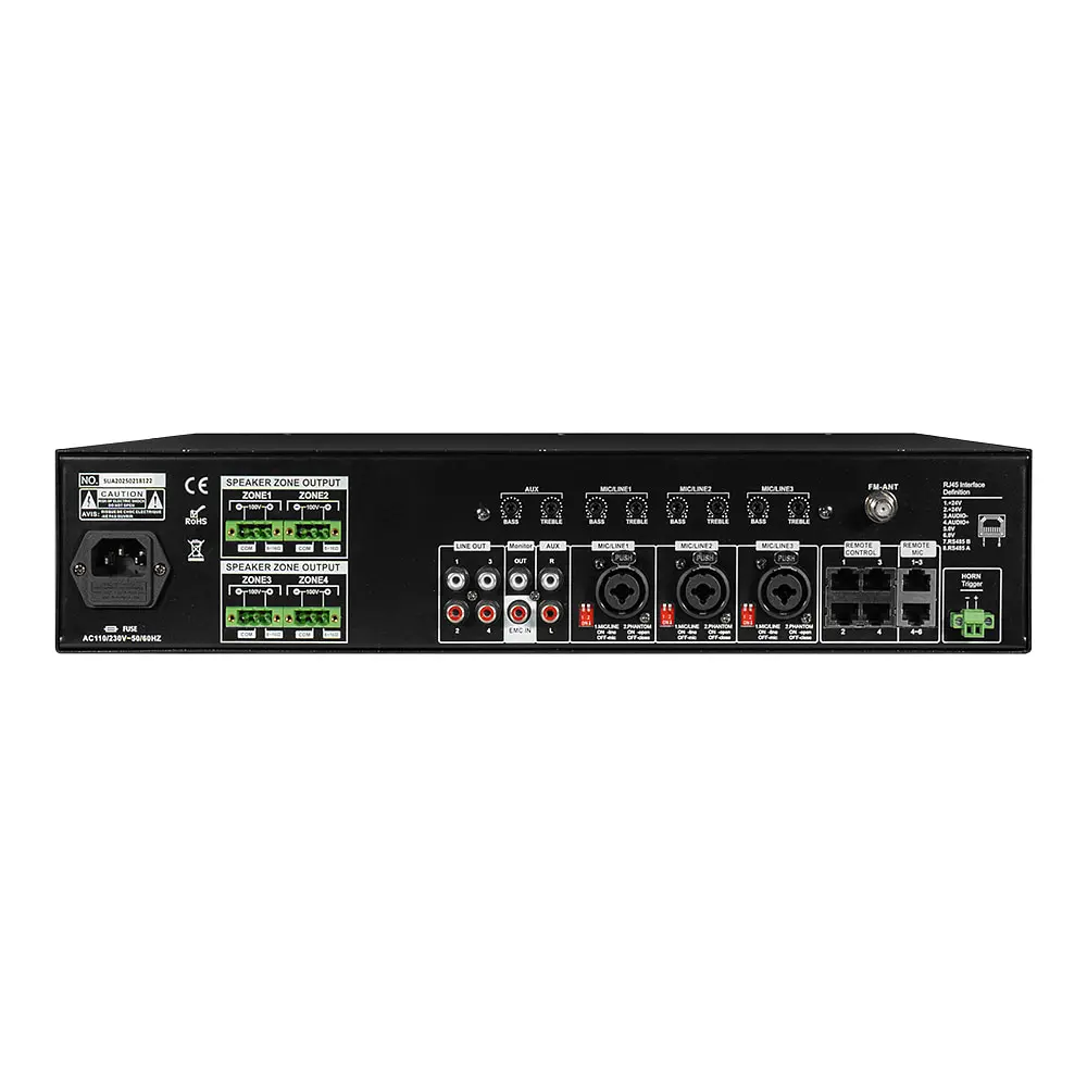 Матричний мікшуючий підсилювач CMX PA-4240MX, 4 зони, 19" (17-00025) - фото 8