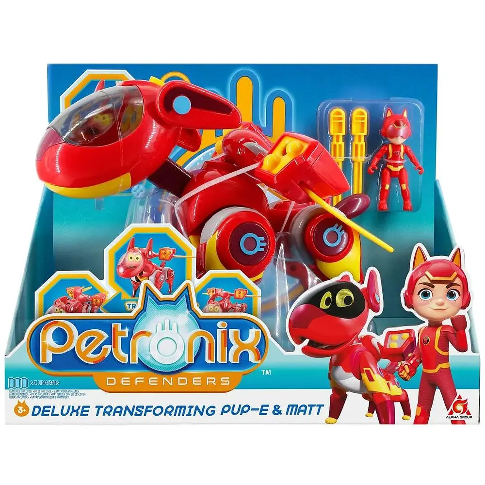 Ігровий набір Petronix Defenders Мега-трансформер Паппі та фігурка Метта (123198) - фото 14