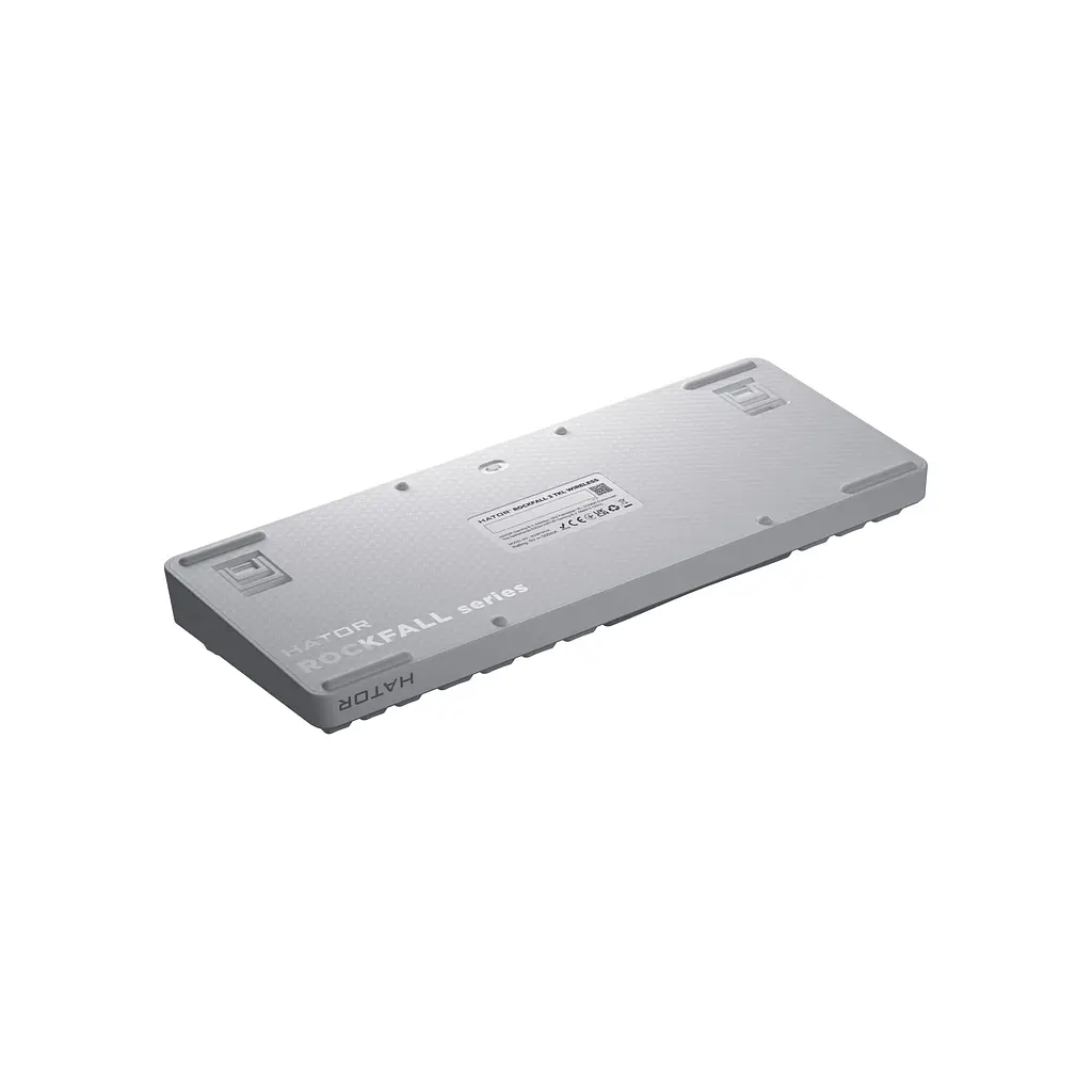Клавіатура Hator Rockfall 3 Mecha TKL QMK/VIA Orange Wireless White (HTK851UA) - фото 6