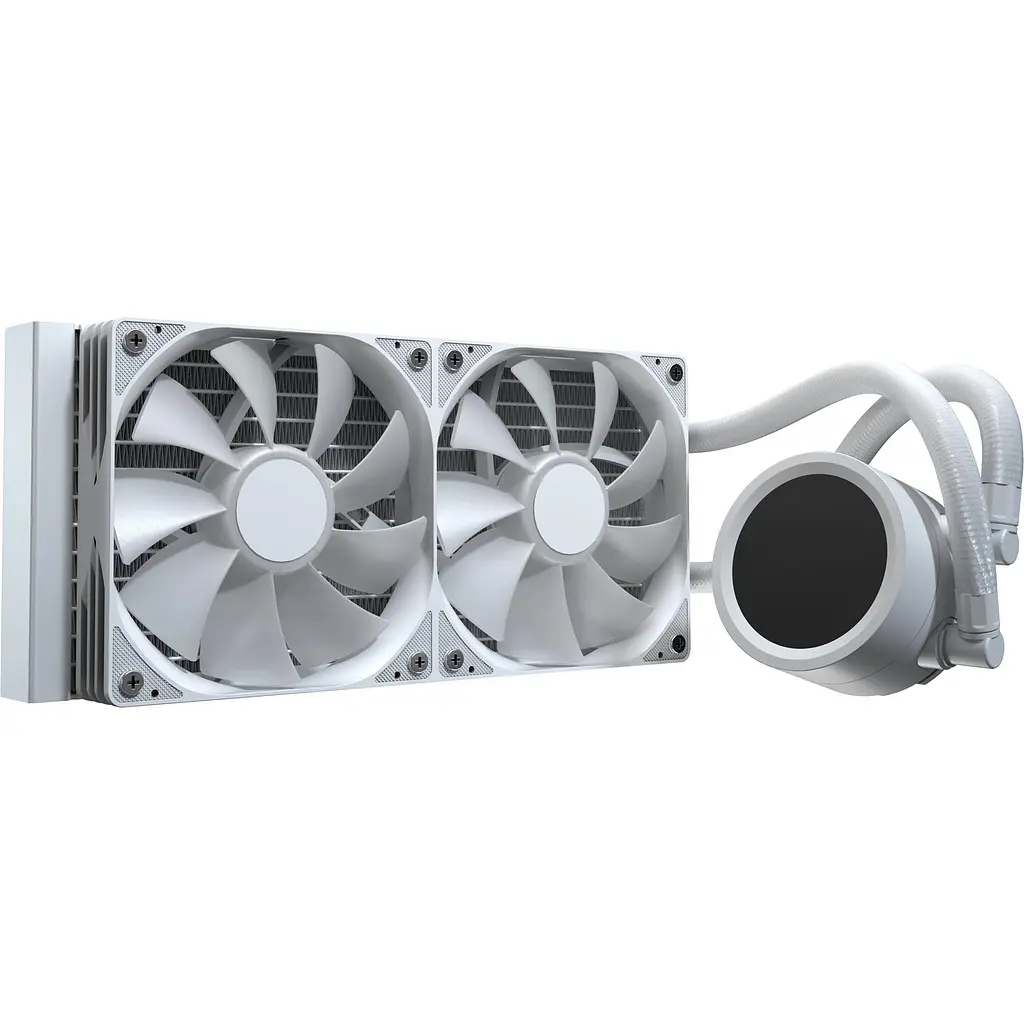 Система водяного охолодження AeroCool Abyss L240R Digi White (ACLA-AD24117.21) - фото 3