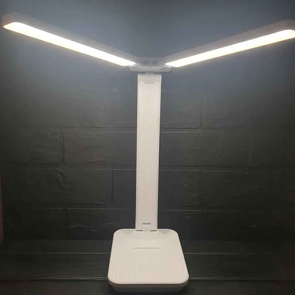 Настольная LED лампа с аккумулятором Taigexin TGX-L7 с подставкой для телефона USB 6 ВТ Белый - фото 6