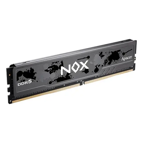 Пам'ять 16Gb x 2 (32Gb Kit) DDR5, 5600 MHz, NOX, Black, 40-40-40-80, 1.25V, з радіатором Apacer teh0020307 - фото 2