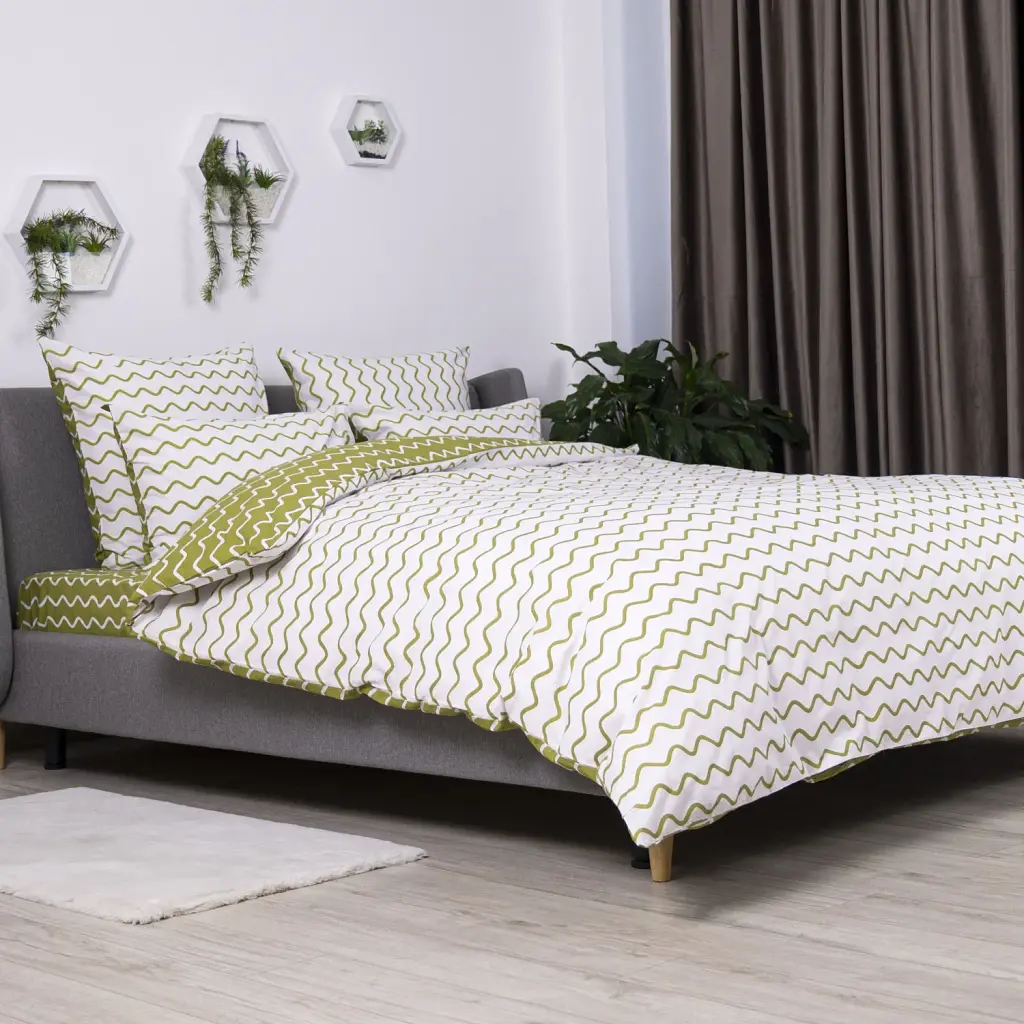 Комплект постільної білизни ТЕП Happy Sleep Olive Dream півтораспальний 50x70 білий - фото 4