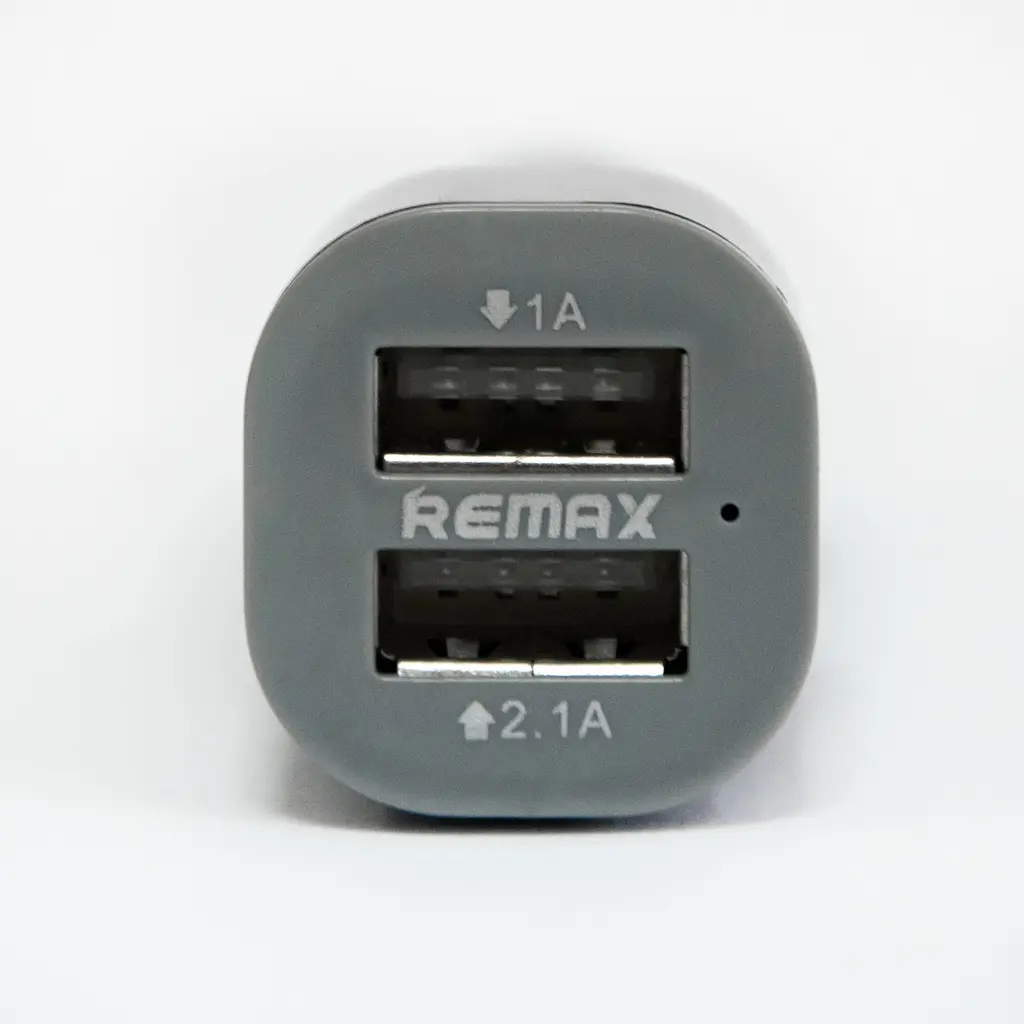 Зарядка для телефона в авто 12-24 V "Remax CC201" 2хUSB Чорна, автомобільний зарядний пристрій 1/2.1А (ST) - фото 6