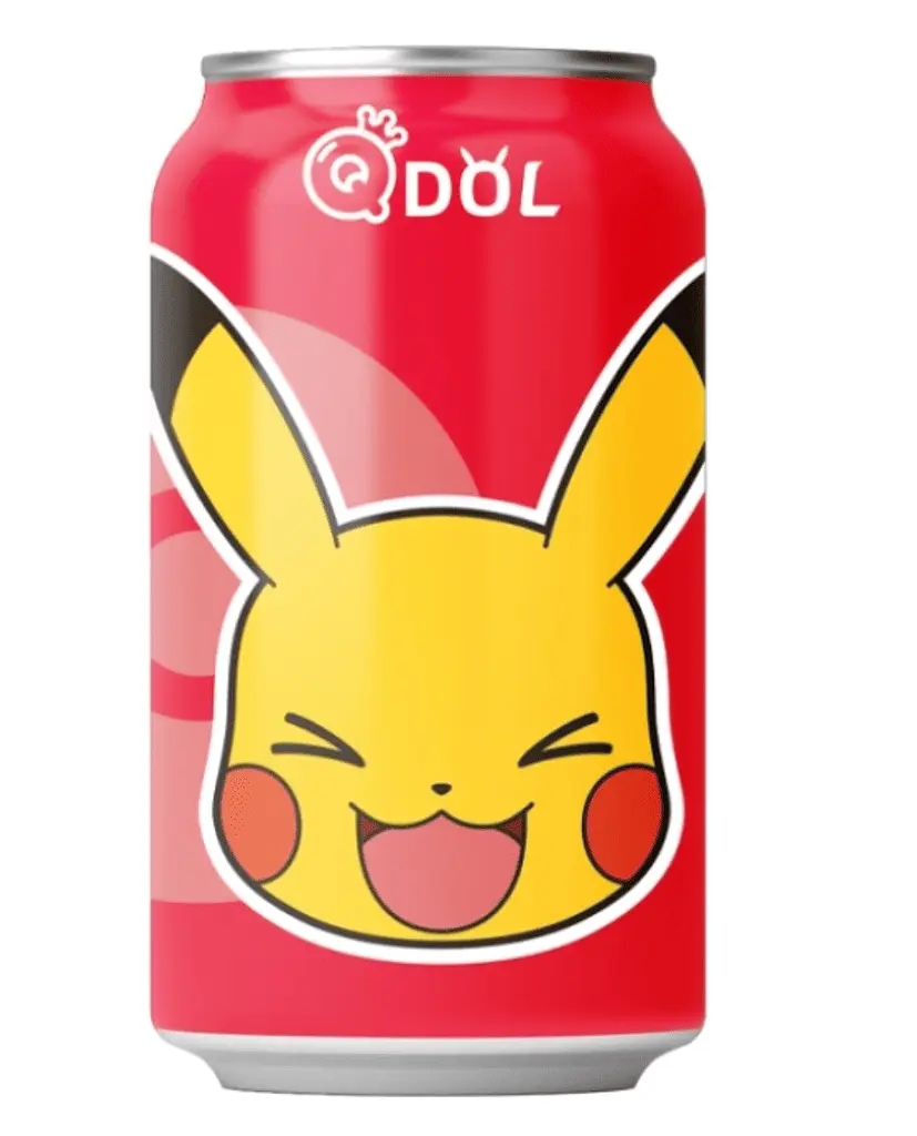 Газований напій Qdol Pokemon Strawberry Pikachu 330 мл