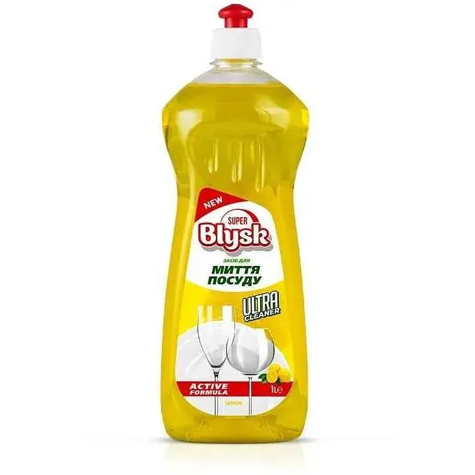 Засіб для миття посуду SUPER BLYSK 1л Lemon