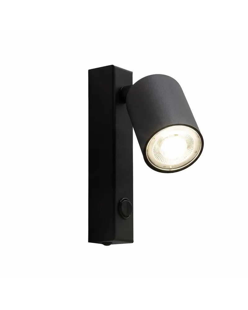 Бра, настенный светильник Tk Lighting 5738 Top GU10 1x10W IP20 Bk - фото 2