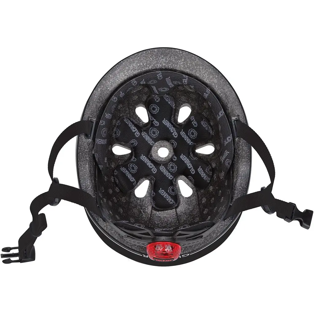 Шлем защитный детский Globber Go Up Lights с фонариком 45-51 см черный (506-120) - фото 6