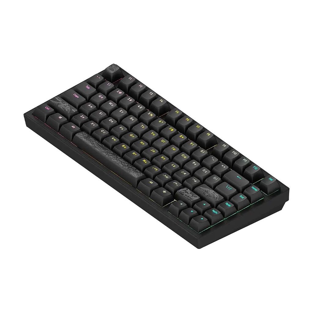 Клавіатура Dark Project ALU81 Terra Nostra PBT RGB Mech G3MS Moonstone Black (DPKB_NOSTRA_81_ANSI_BLACK_UA) - фото 4
