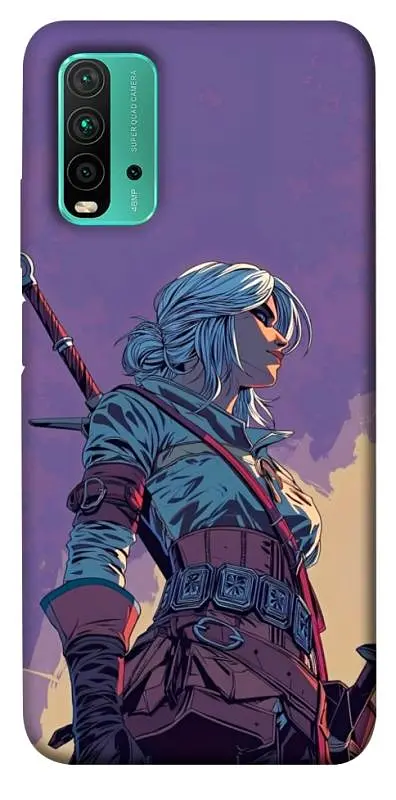 TPU чохол Demsky The witcher ciri для Xiaomi Redmi Note 9 4G / Redmi 9 Power / Redmi 9T