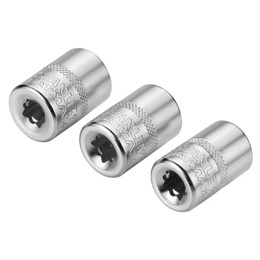 Набір торцевих головок Stanley торцевих 1/4" Maxi Drive, із шестигранним профілем, 3 шт: 11, 12, 13 мм. (FMMT17092-0) - фото 6
