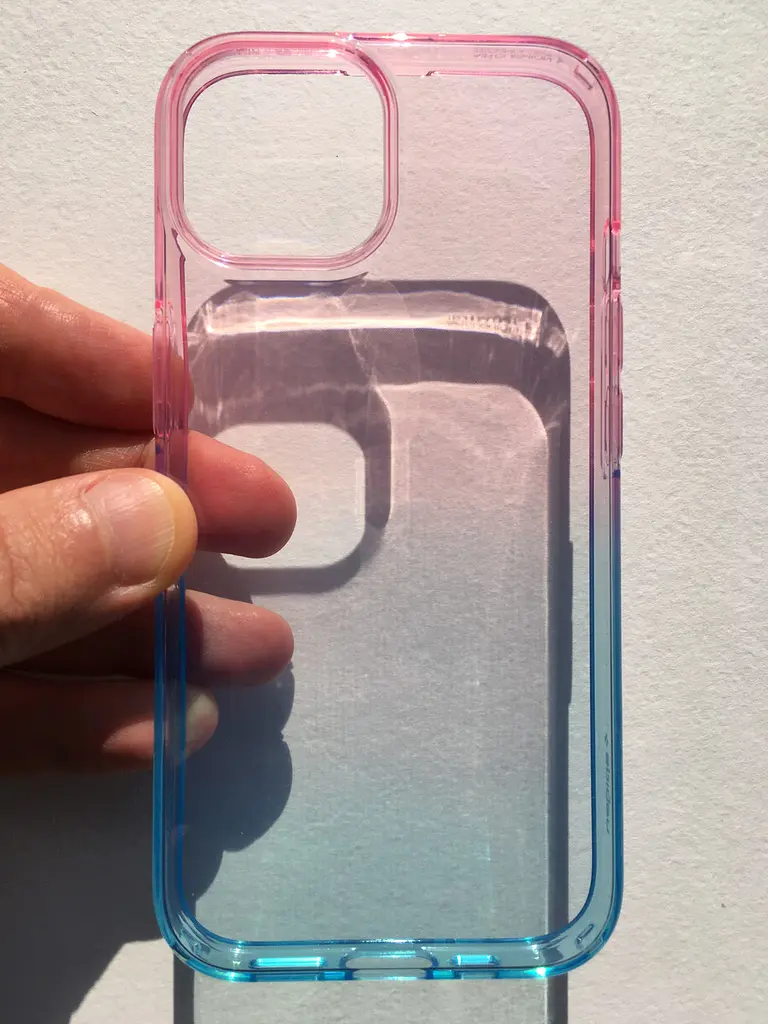 Оригінальний чохол Spigen Liquid Crystal Flex для iPhone 15 (6.1") Gradation Pink ACS06787 - фото 4