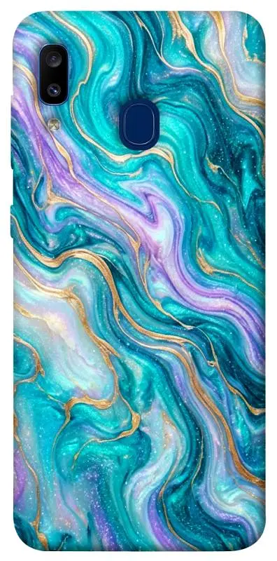 TPU чехол Demsky Mermaid marble для Samsung Galaxy A20 / A30