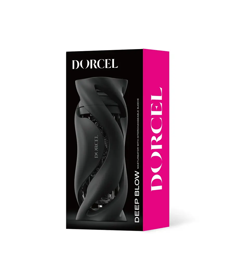 Мастурбатор Dorcel DEEP BLOW BLACK, подвійне використання - фото 6