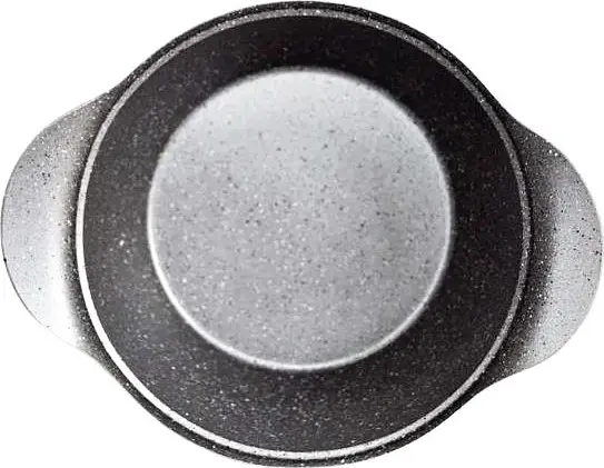 Каструля зі скляною кришкою O.M.S. Collection 3120 з гранітним покриттям 22 см 3.7 л Сірий (Туреччина) - фото 5