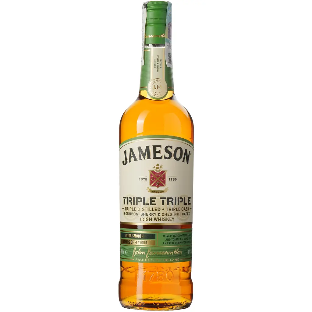 Віскі Jameson Triple Triple 0.7л 40% (6) - фото 2