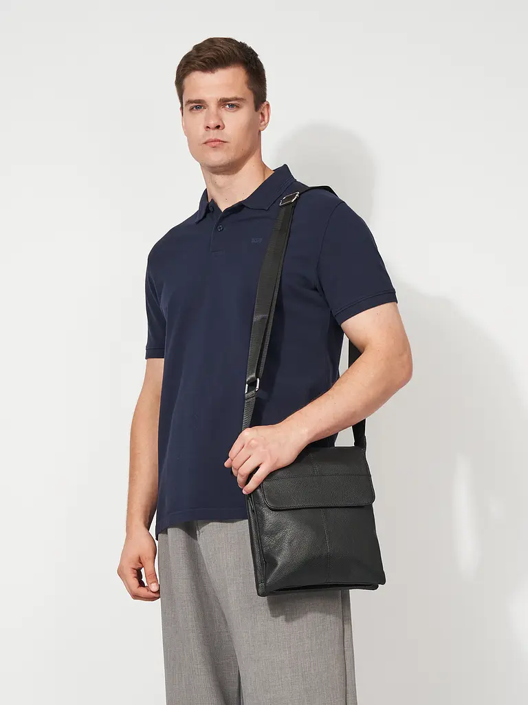 Сумка через плече чоловіча шкіряна Tiding Bag A25-064A - фото 2