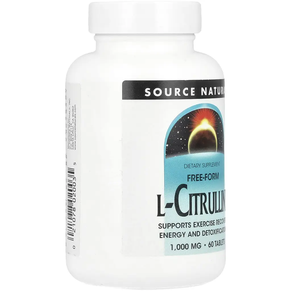 Цитрулин Source Naturals L-Citrulline 1000 мг 60 таблеток - фото 3
