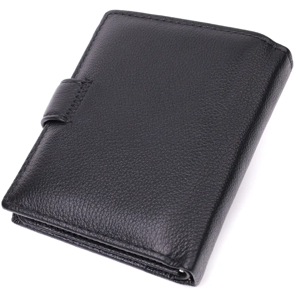 Кожаный мужской бумажник ST Leather 10,5х12х2,5 см acs0028305 - фото 2