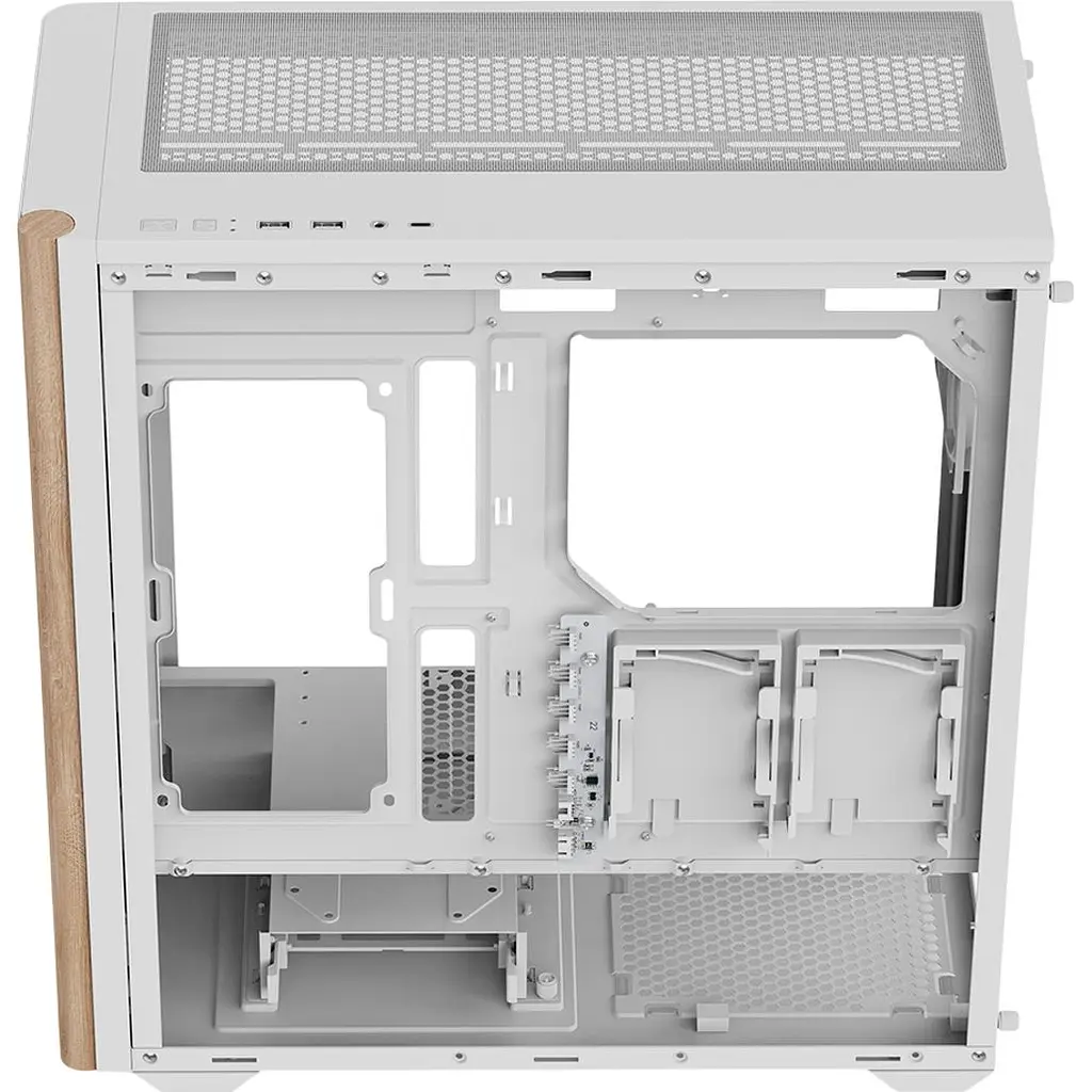 Корпус AeroCool D501A-G-WT-v2 White (ACCM-DS01043.21) [146670] - фото 7