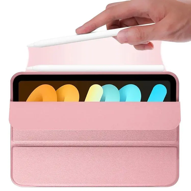 Чехол-книжка BeCover силиконовый для Apple iPad Mini 7 2024 Rose Gold (712434) - фото 3