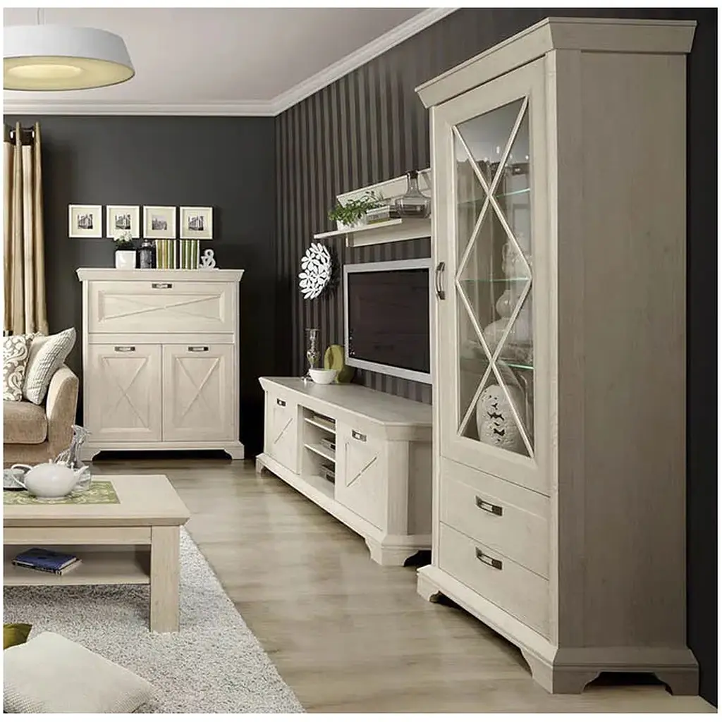 Витрина Forte Meble 1Д2Ш Kashmir KSMV73 - фото 4