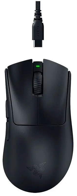 Razer DeathAdder V4 Pro Gen-2, USB-A/WL, чорний - фото 4