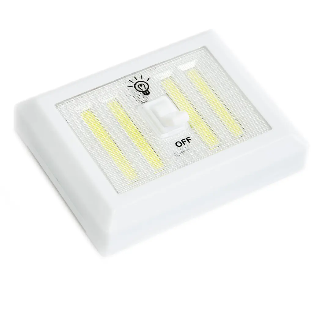 Светильник настенный светодиодный на батарейках 4 LED модуля лед фонарь ночник - фото 5