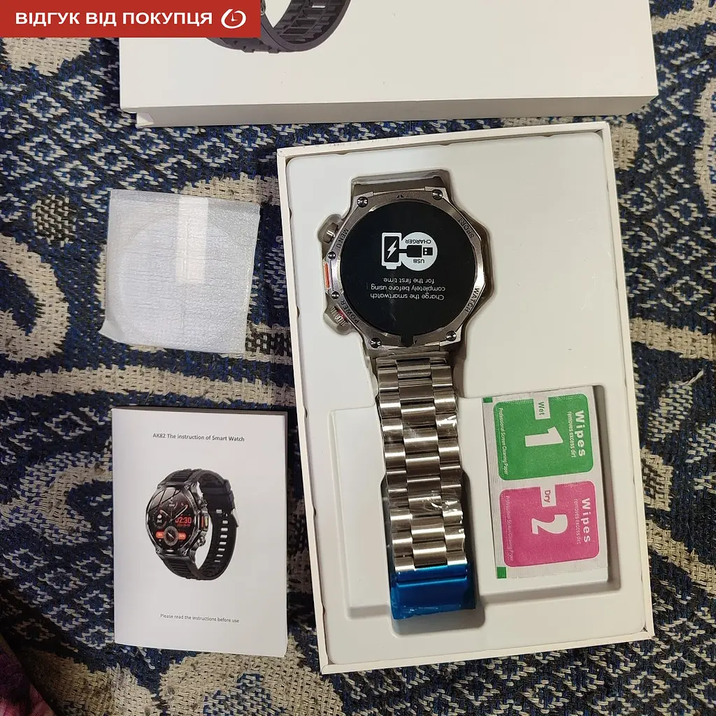 Часы Smart Surf X Pro Silver Steel, 2 ремешка - фото 16