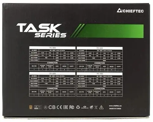 Блок живлення 600 Вт, TASK, Black, 80+ Bronze Chieftec teh0028903 - фото 6