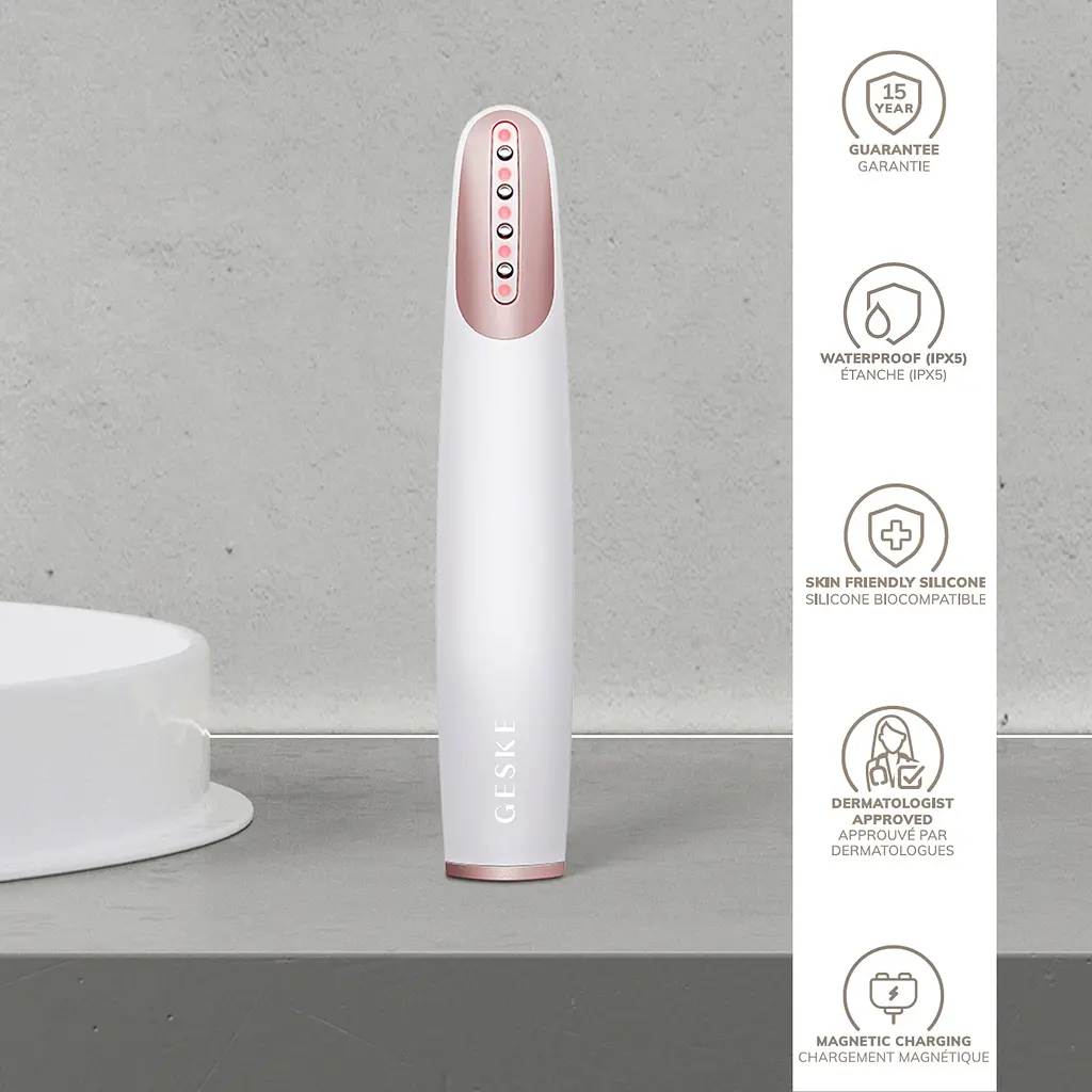 Масажер для обличчя GESKE Skin Firming Wand 7в1 Starlight (HB0434) [176856] - фото 5