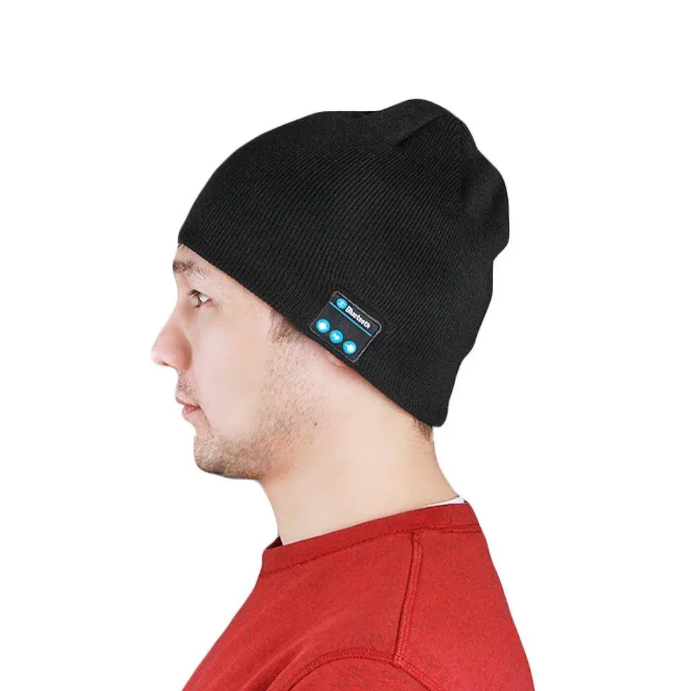 Шапка із вбудованими bluetooth навушниками SPS Hat BT ∙ Портативна колонка-шапка Bluetooth music hat - фото 4