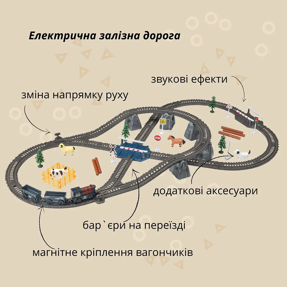 Ігровий набір OTAMANKO Мандрівний Експрес 90 деталей - фото 2