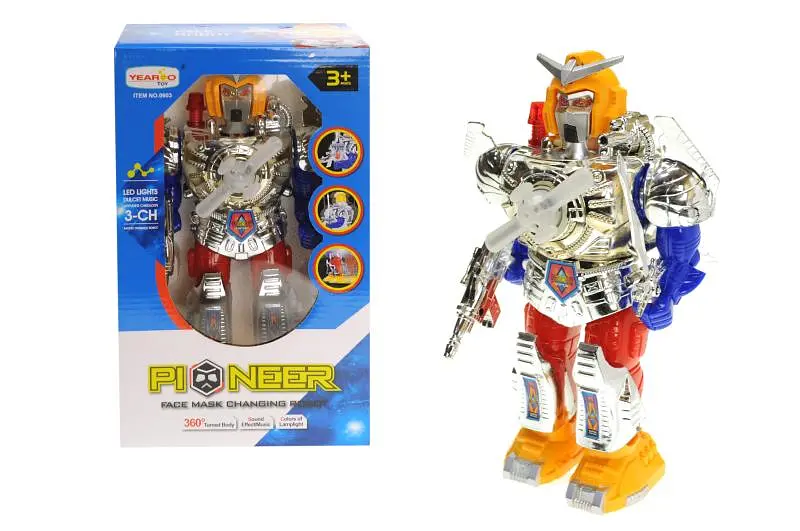 Робот 0903 "PIONEER" на батарейках, в коробці р.30, 5х18, 5х12, 2 см YG TOYS