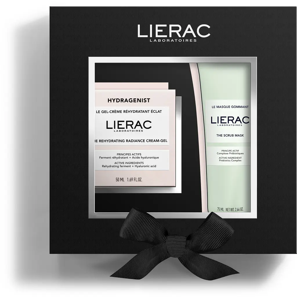 Набір для обличчя Lierac Hydragenist: Гель-крем 50 мл + Маска-гомаж 75 мл - фото 2