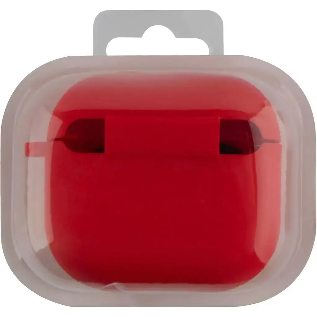 Чохол для навушників AirPods 3 Silicone Case Red [64292] - фото 2
