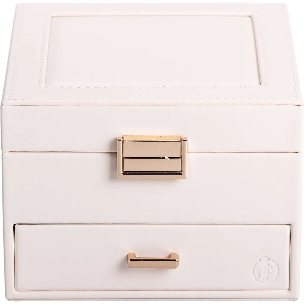 Органайзер для прикрас Yiwu з накидним замком 16x16x12 см білий HP-5-2W - фото 7