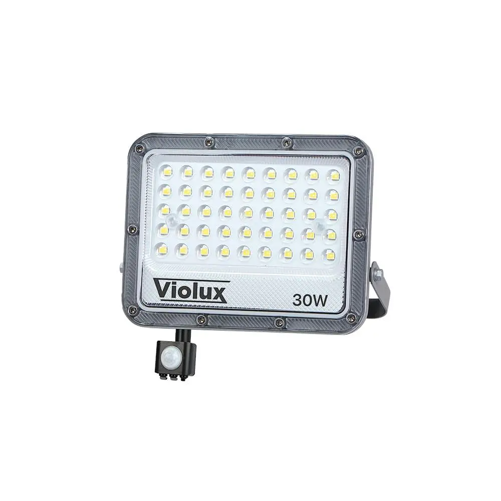 Прожектор LED Violux CARBON-S 30W 5000K 3600lm IP65 з датчиком ( 400222 )