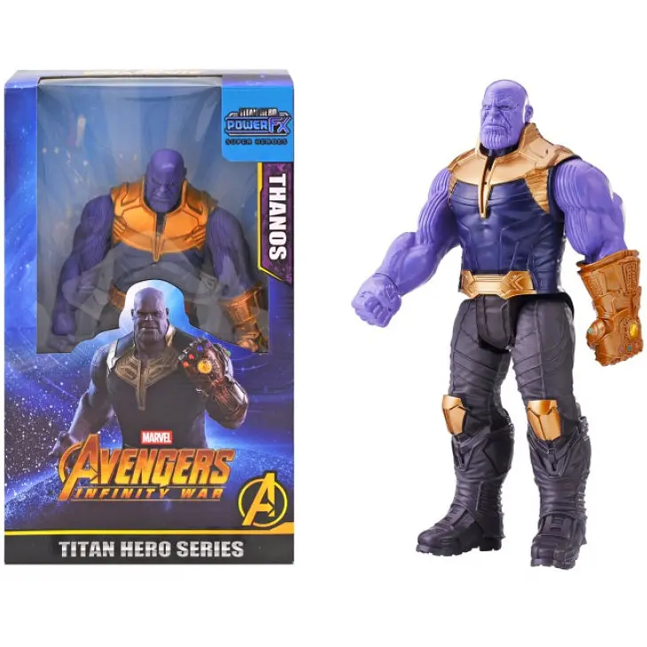 Супергерой Танос Thanos фігурка 28 см з підсвіткою та звуковими ефектами, рухливе тіло - фото 3