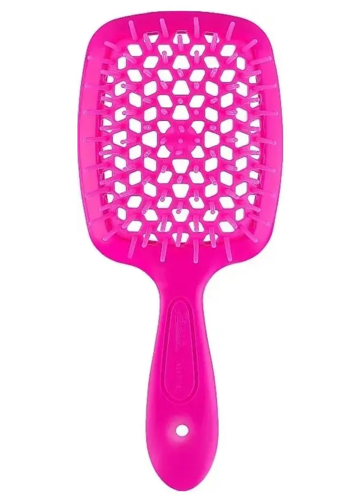Щітка для волосся Janeke Superbrush Неонова-рожева